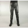 Leather Punk Bondage Trouser Fashion Pant 